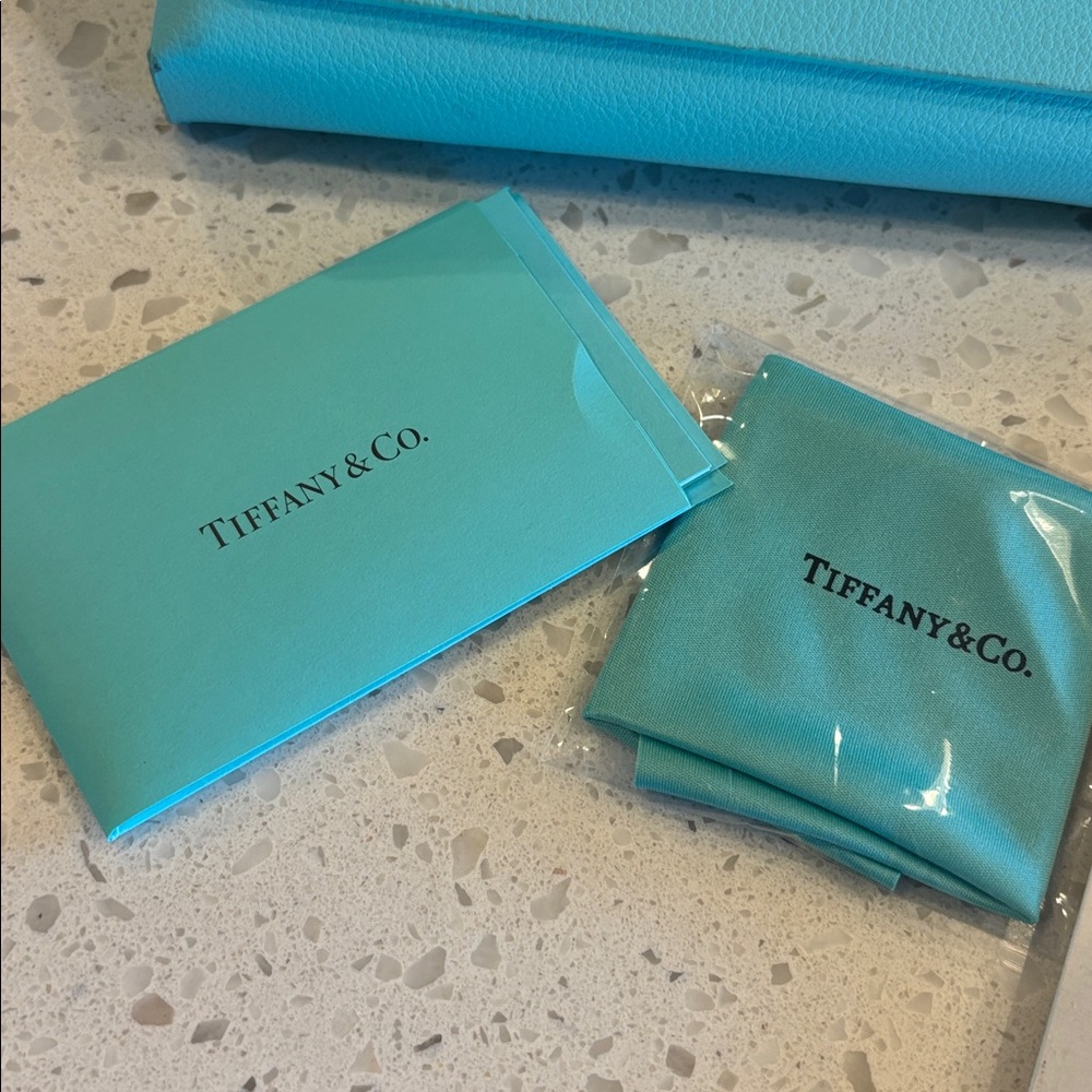 Tiffany & Co. Havana Brown Gradient Sunglasses with Tiffany Blue Accents! New 😎 - Picture 16 of 16